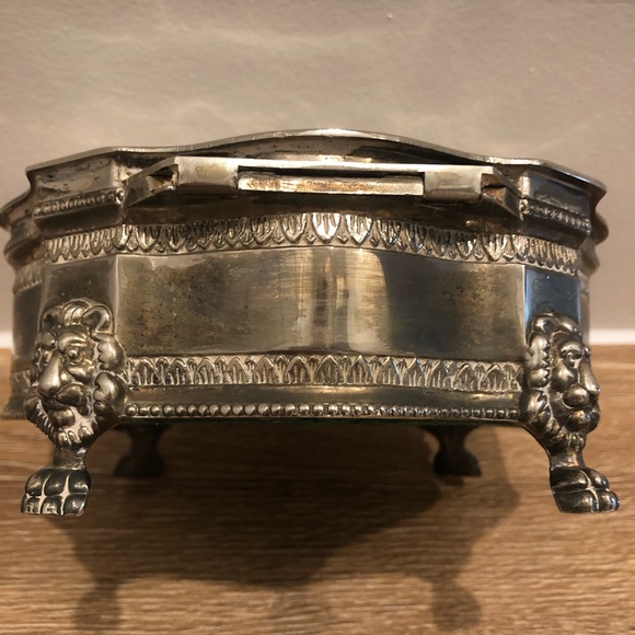 Vintage Trinket Box International Silver Company Silver Plated - Picture 5 of 12